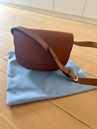 Sac en cuir naturel LOST & FOUND