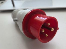 Stecker CEE 16A 4P 6h 380-415V Walther Type 210 406