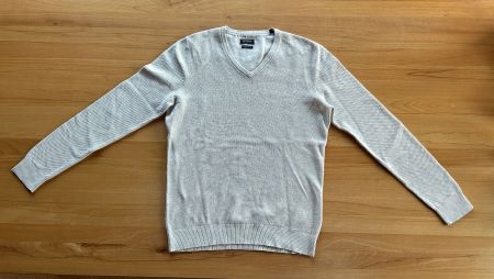 Pullover weiss meliert Grösse M