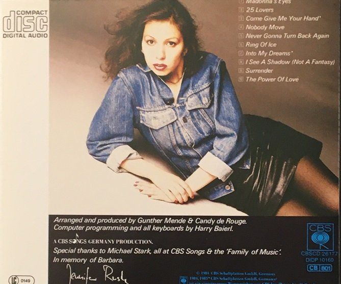 CDs: Jennifer Rush – Jennifer Rush – Gebraucht aus Grüningen von azulverde 1
