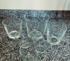 6er Set Glas, vielseitig verwendbar, Top Zustand