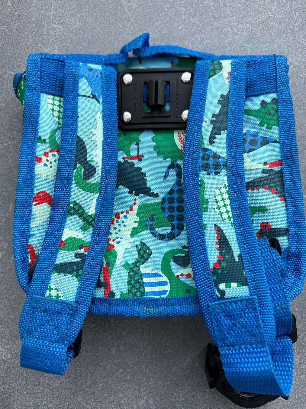 Kindertaschen: MINI MICRO RUCKSACK DINOSAUR BLUE – Gebraucht aus Zürich von poliveira