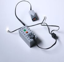 Lego Batteriebox, Motor und Licht