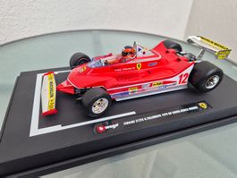 Ferrari 312 T4. Gilles Villeneuve 1979 von Burago