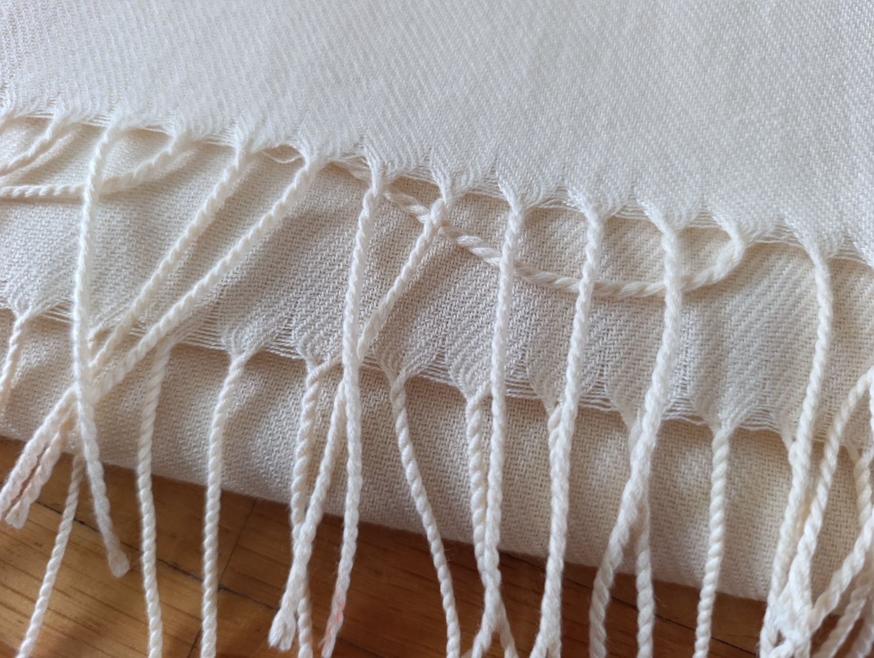 Foulard & Sciarpe: Strick Schal Champagne, 182 cm – Usato da Zürich venduto da mir_2kjl 2