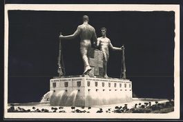 AK Aarau, Das Schützendenkmal, 1924