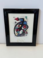 Bild Miro in schwarzem Bilderrahmen (32x25 cm) guter Zustand