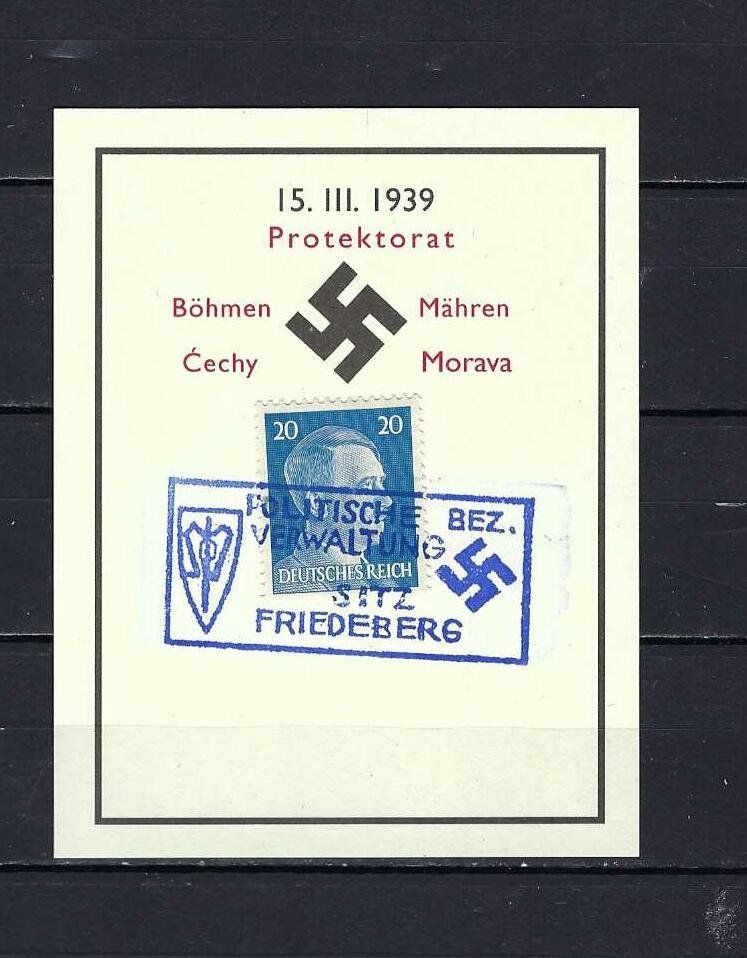 Tutti i francobolli: Protektorat B & M gest. – Usato da Altstätten SG venduto da Nandodax