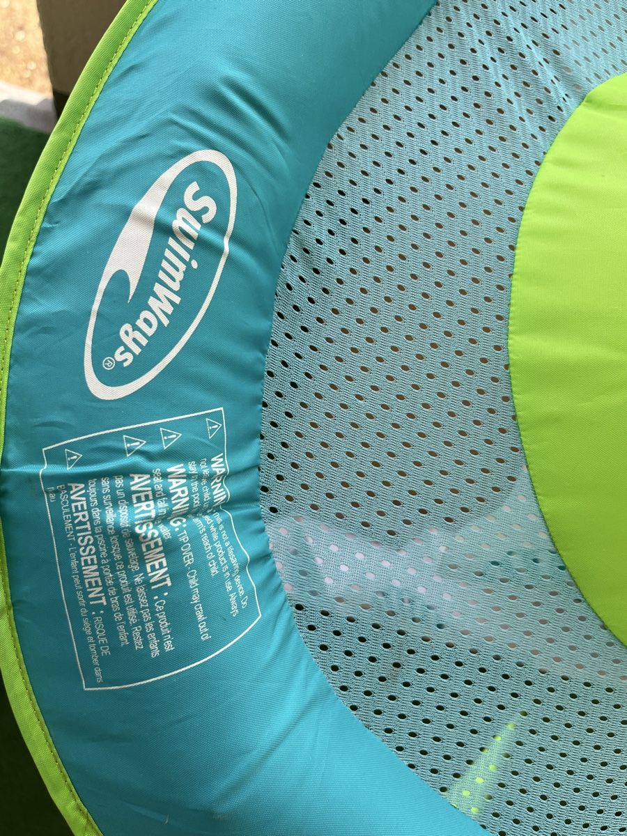 Salvagente: Swimways Babyschwimmsitz mit Sonnendach grün blau – Usato da Stäfa venduto da vic_x2d6 2