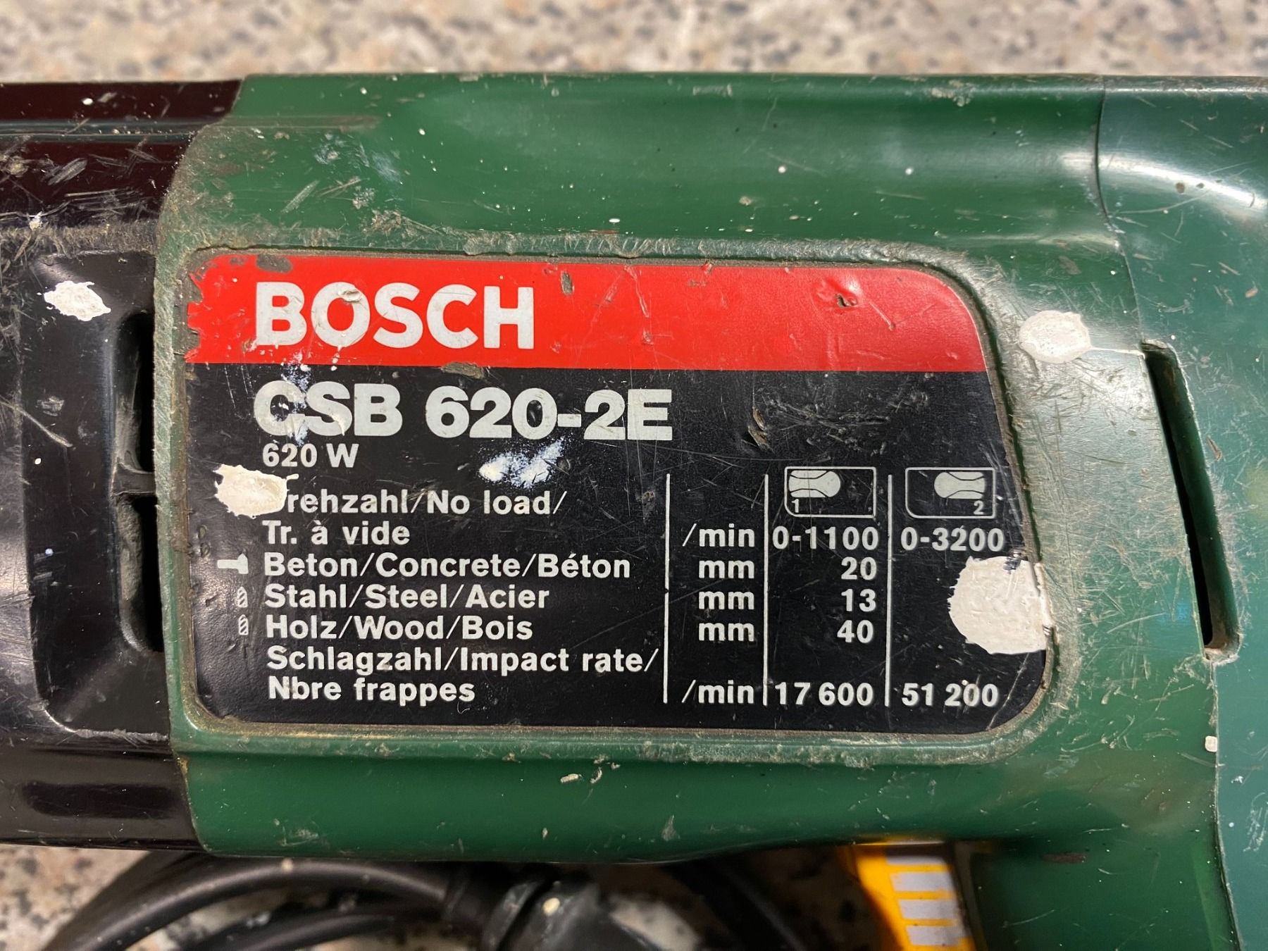 Bosch Trapani: Schlagbohrmaschine Bosch CSB 620-2E – Usato da Aesch BL venduto da hprrph 1