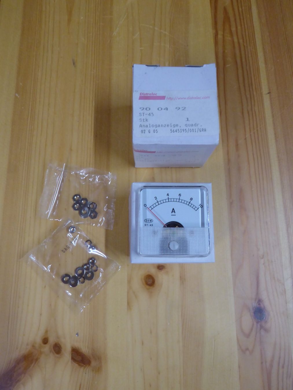 Messen: Ampermeter 0-10A für den Einbau – Neu (gemäss Beschreibung) aus Mühleberg von Pumori 3