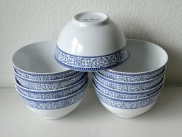 9x Bowl - Schüssel "Royal Thai Porcelain" Thailand