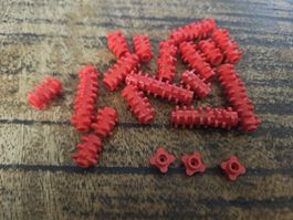 lego 33291 lot de 100 pièces Red Plate, Round 1 x 1
