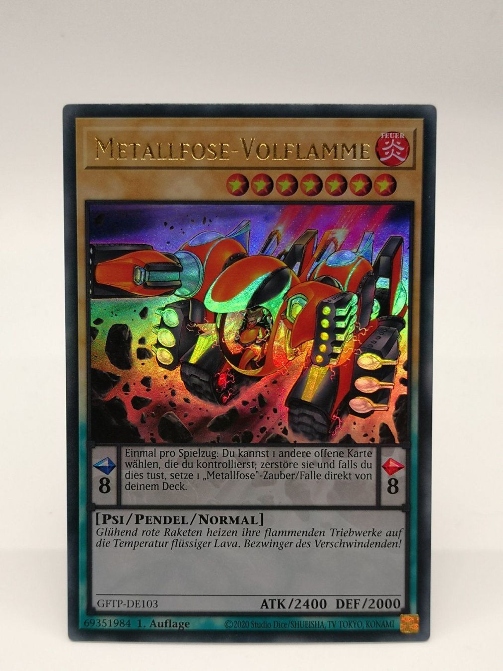 Yugioh Carte collezionabili: YU-Gi-Oh Metallfose-Volflamme – Nuovo (secondo la descrizione) da Zofingen venduto da gerrymovie93