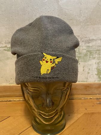 Vintage Y2K Pokemon Fleece Mütze Official Nintendo