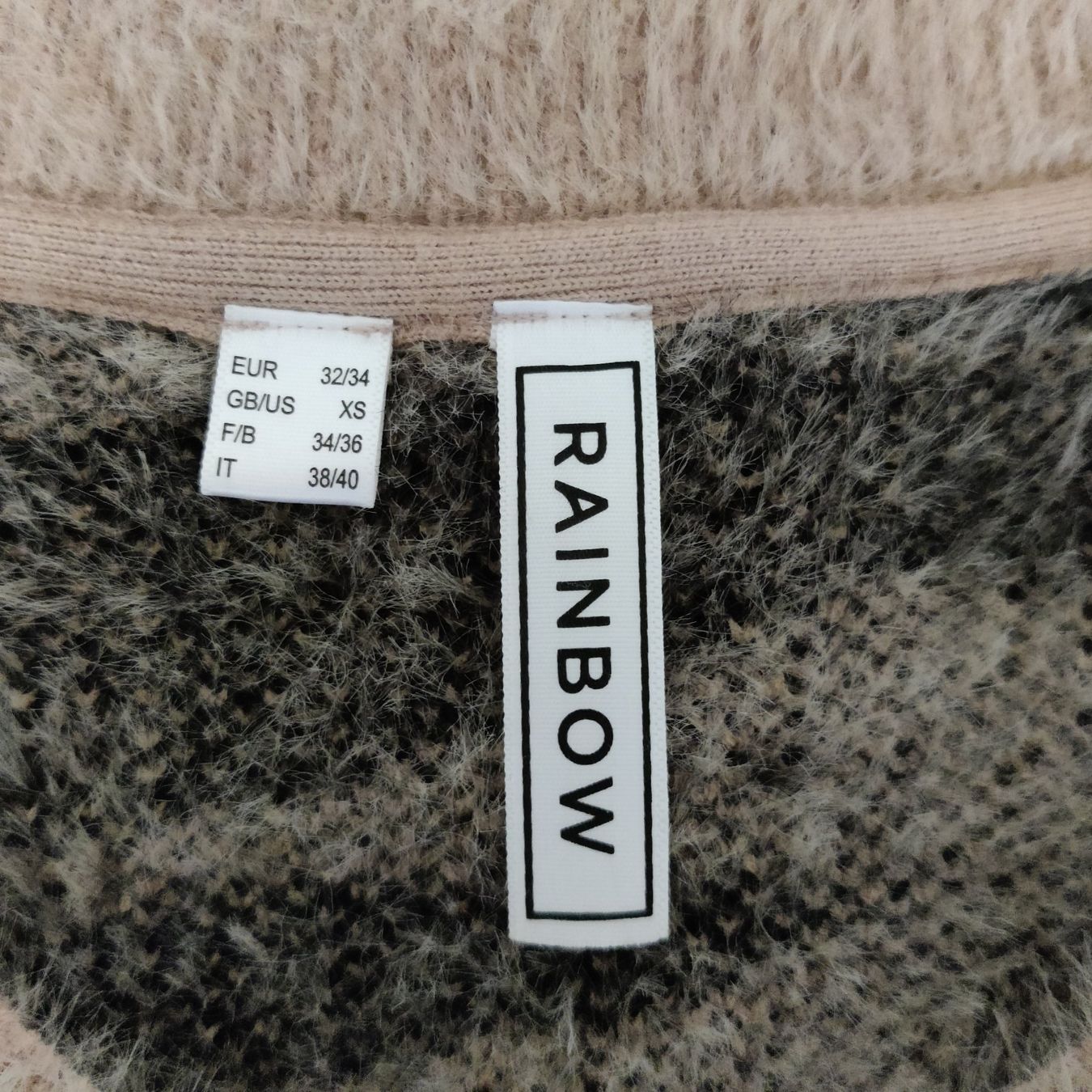 Rainbow Maglioni & Felpe: RAINBOW Plüsch Zebra Strick Shirt Pulli Pullover Gr.XS NEU – Nuovo (secondo la descrizione) da Winterthur venduto da Lotusherz 4