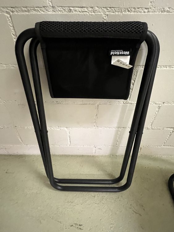 Hocker: 2 Westfield Klapphocker, Campinghocker, neuwertig, schwarz – Gebraucht aus Bülach von Manolo007 3