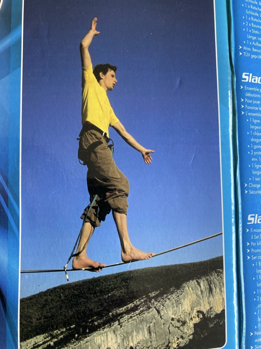 Giochi: Slackline Set, Komplett, NEU! – Nuovo (secondo la descrizione) da Effingen venduto da Fylarama 1