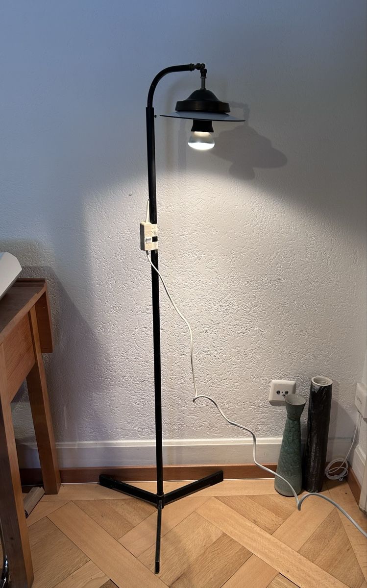 Lampade: Vintage Stehlampe Metall 135 cm  – Usato da Zürich venduto da ann_9fv5 1
