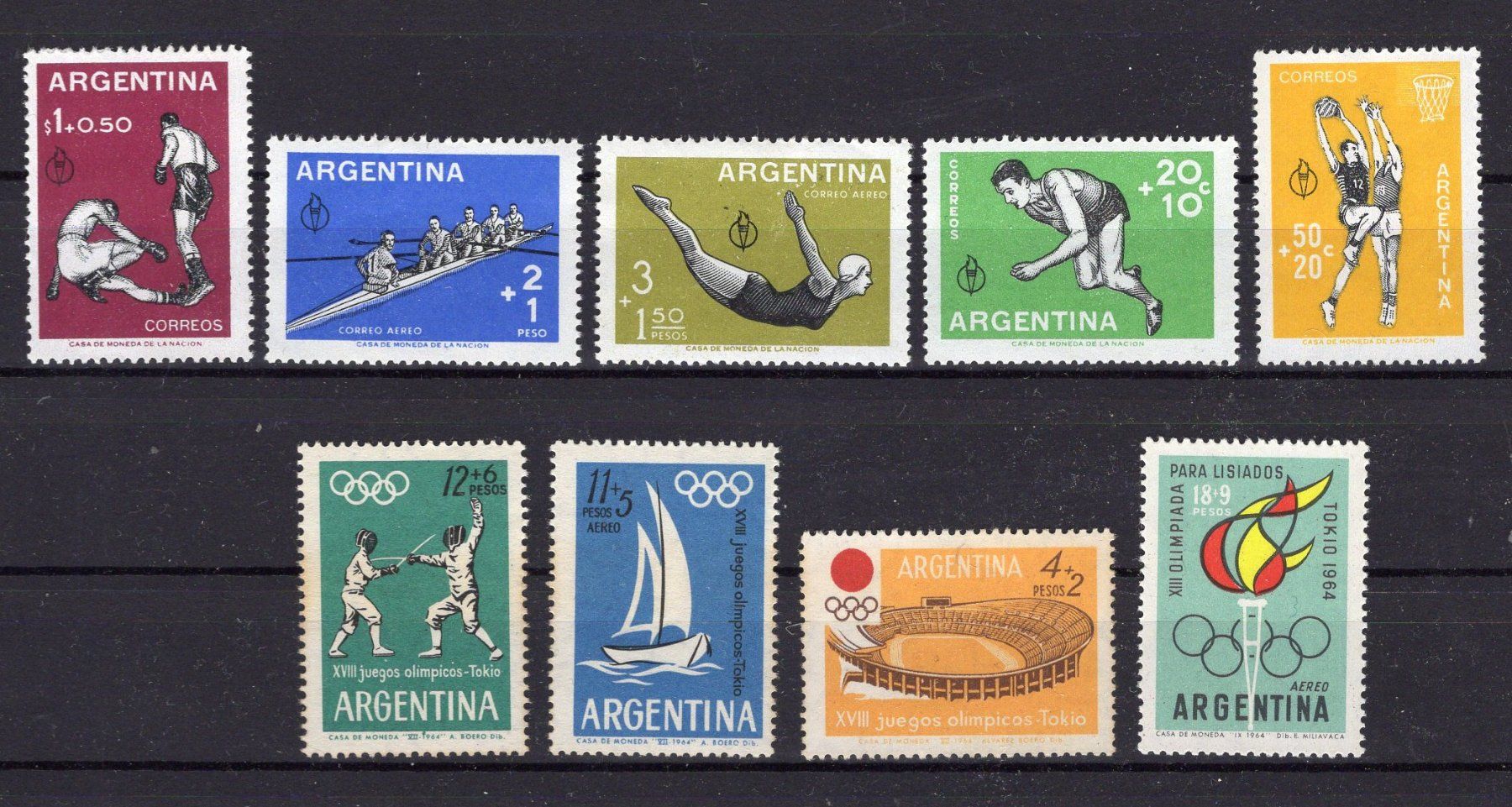 Alle Briefmarken: R2347  /  ARGENTINE Tokio – Neu (gemäss Beschreibung) aus Ste-Croix von MONT-TAGNAC