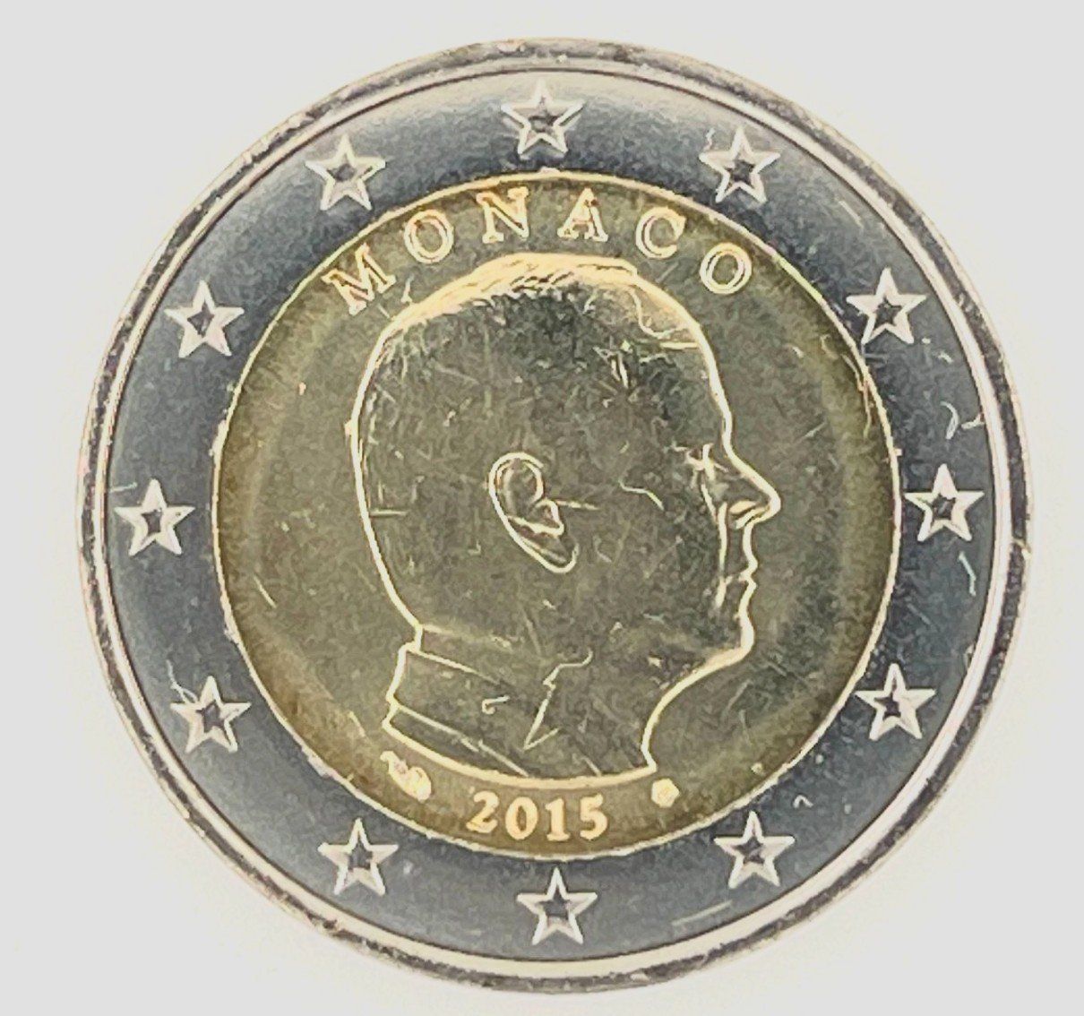 Tutti le monete: 2 Euro  Monaco "Prince Albert II 2015 – Nuovo (secondo la descrizione) da Haag ( Rheintal ) venduto da Fischerweb