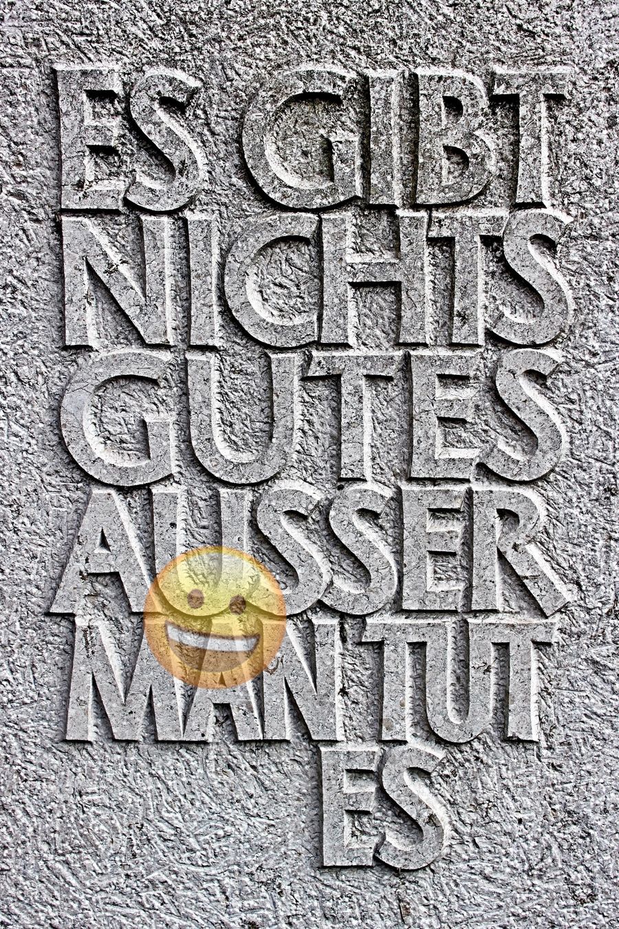 Poster & Bilder: Schönes Sprichwort als digitale Bilddatei – Neu (gemäss Beschreibung) aus Toffen von Mantana