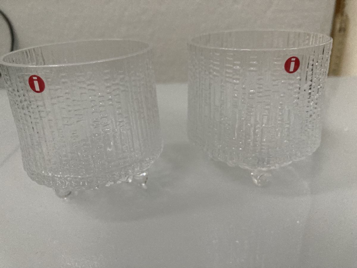 Iittala Bicchieri: Iittala Ultima Thule water glasses – Nuovo e nell'imballaggio originale da Winterthur venduto da niemim 1