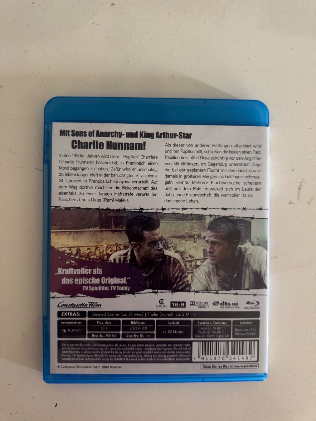 Tous les DVDs: PAPILLON  (BLU-RAY) REMAKE – D'occasion à Basel par san_2qlq 1