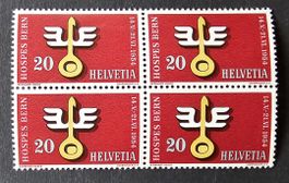 Z 317 HOSBES Bern/ Viererblock ** (1954)