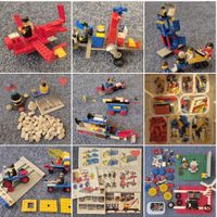 Box Lego-Set von früher und heute für fantasievolle Kinder