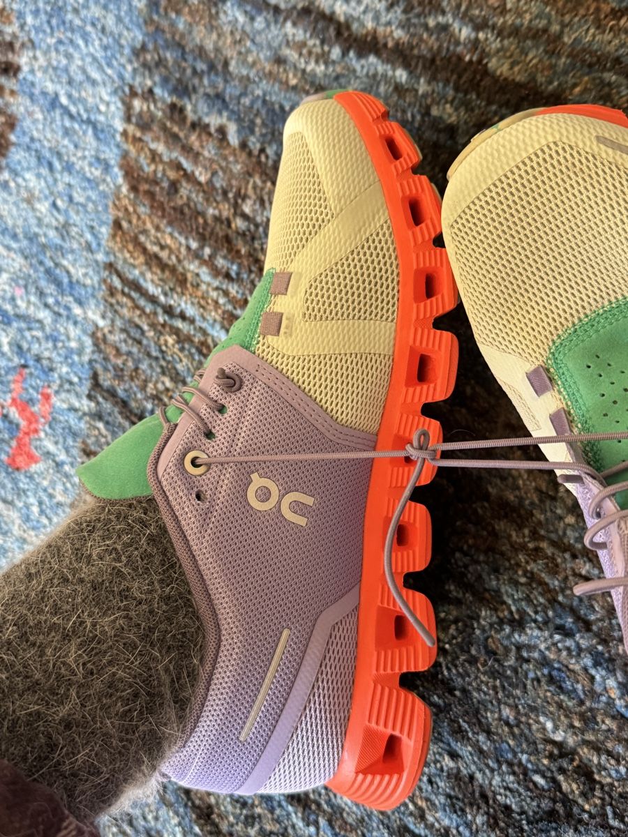 On Damenschuhe: On Cloud Running Shoes - Lavender/Orange - Size 38,5 – Neu (gemäss Beschreibung) aus Dietikon von dom_pvq5 7