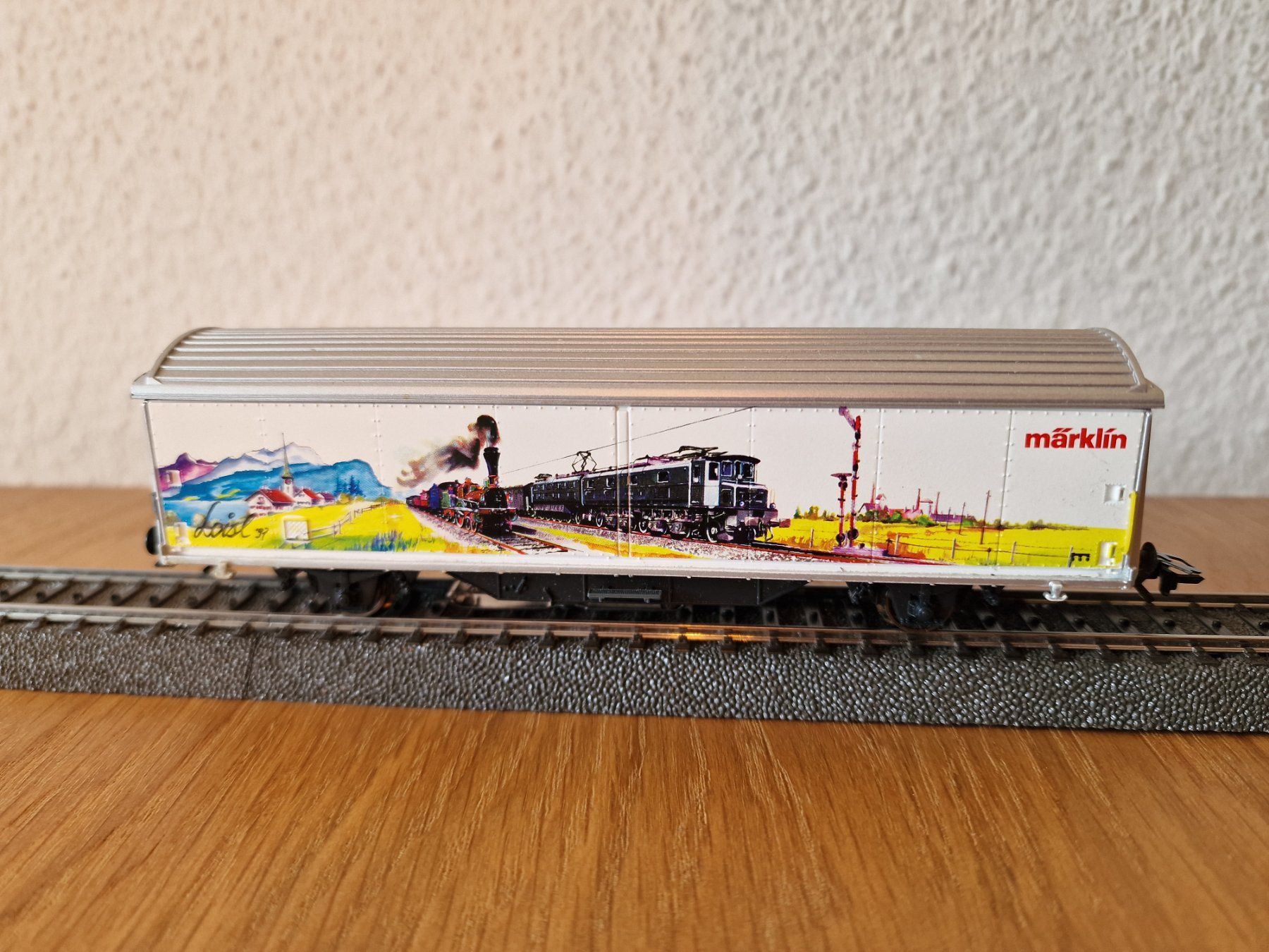 Märklin Modellini di ferrovie: Märklin Sonderwagen mit Blinklicht – Usato da Matten b. Interlaken venduto da lor_hr9w 1