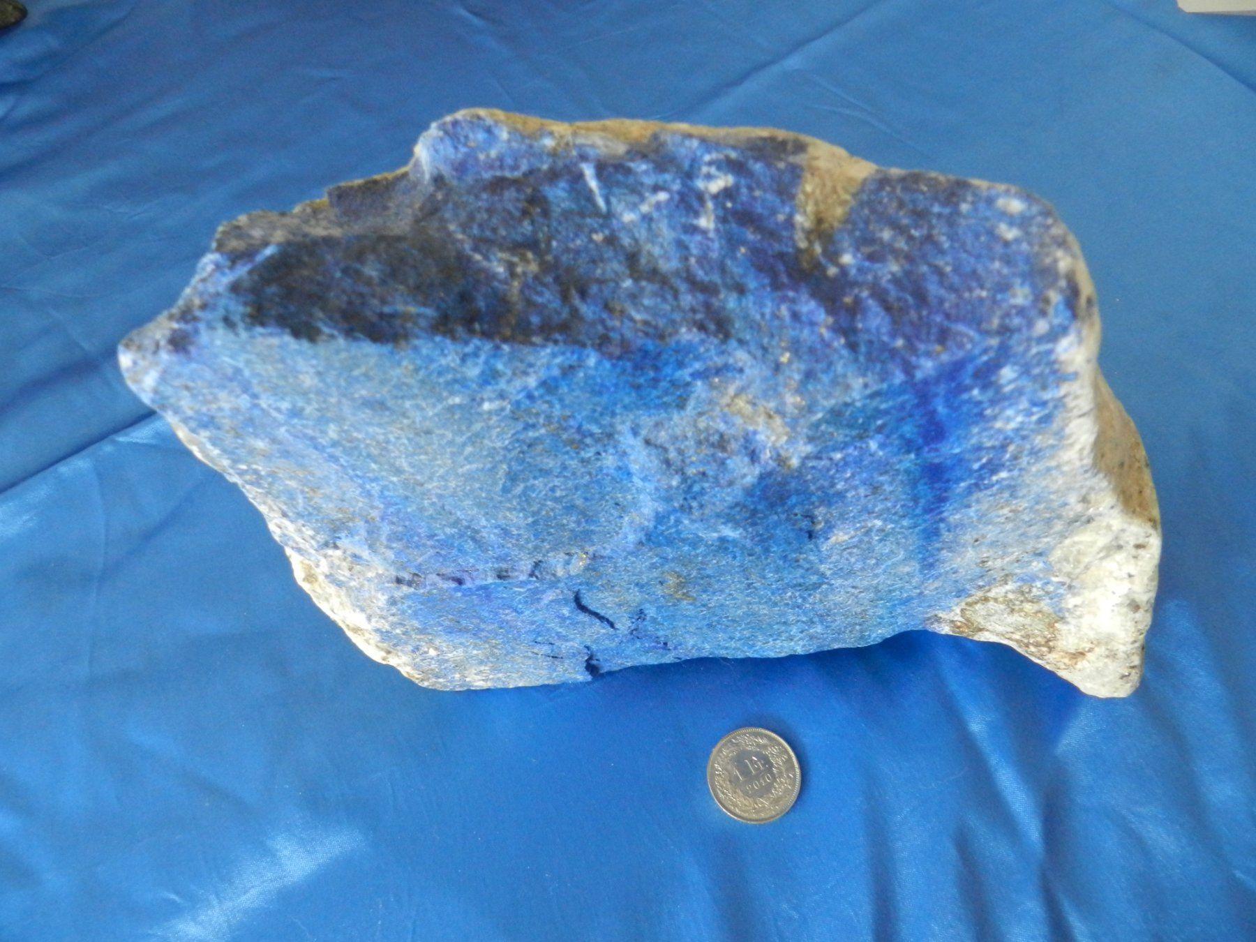 Minerali & Pietre curative: Lapislazuli Rohstein Mineralien Blau Edelstein – Usato da Russikon venduto da eunicetungol 1