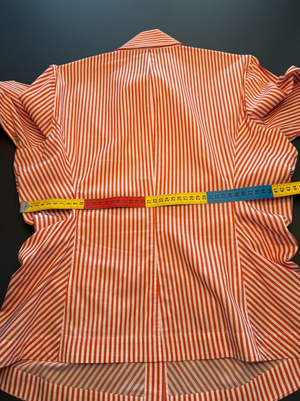 Windsor Camicette: WINDSOR Bluse weiss-orange-rot gestreift, Grösse 40 – Usato da Muri b. Bern venduto da ris_m7jw 7