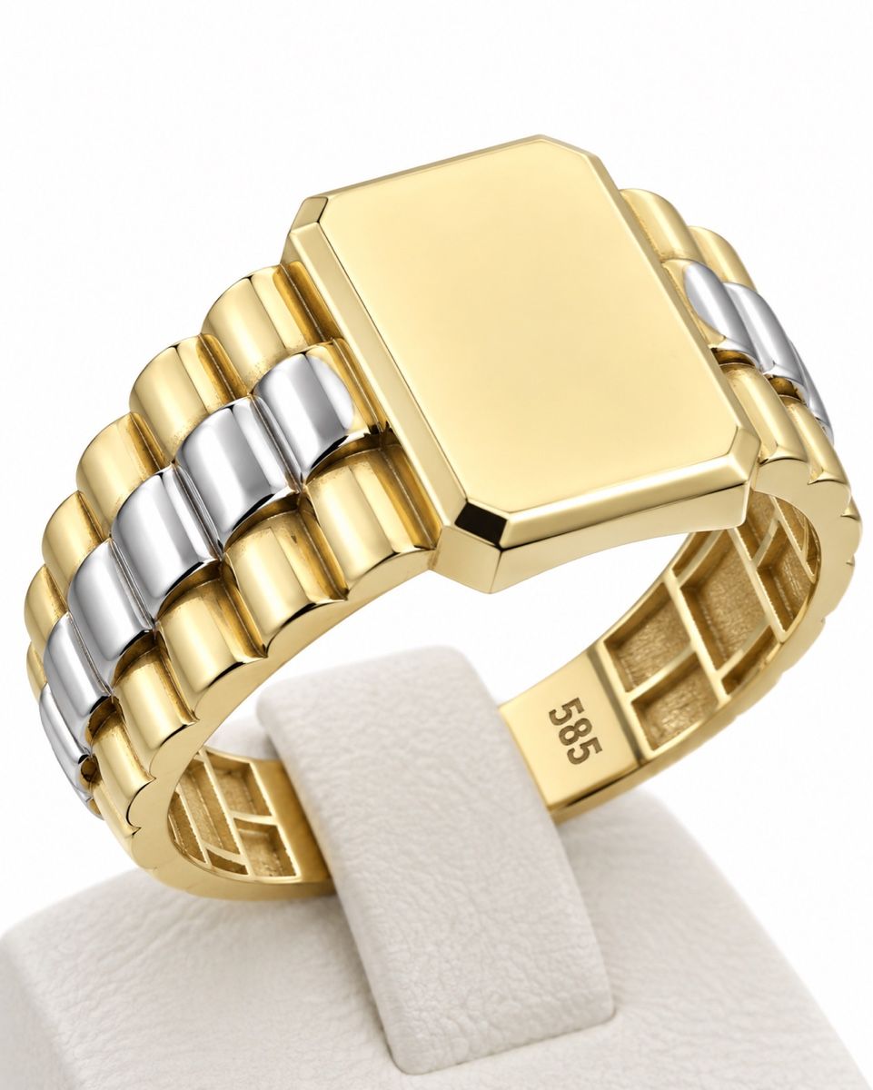 Anelli: 585/14 Karat Gold Ring NEU – Nuovo e nell'imballaggio originale da Murg venduto da MTGold 3