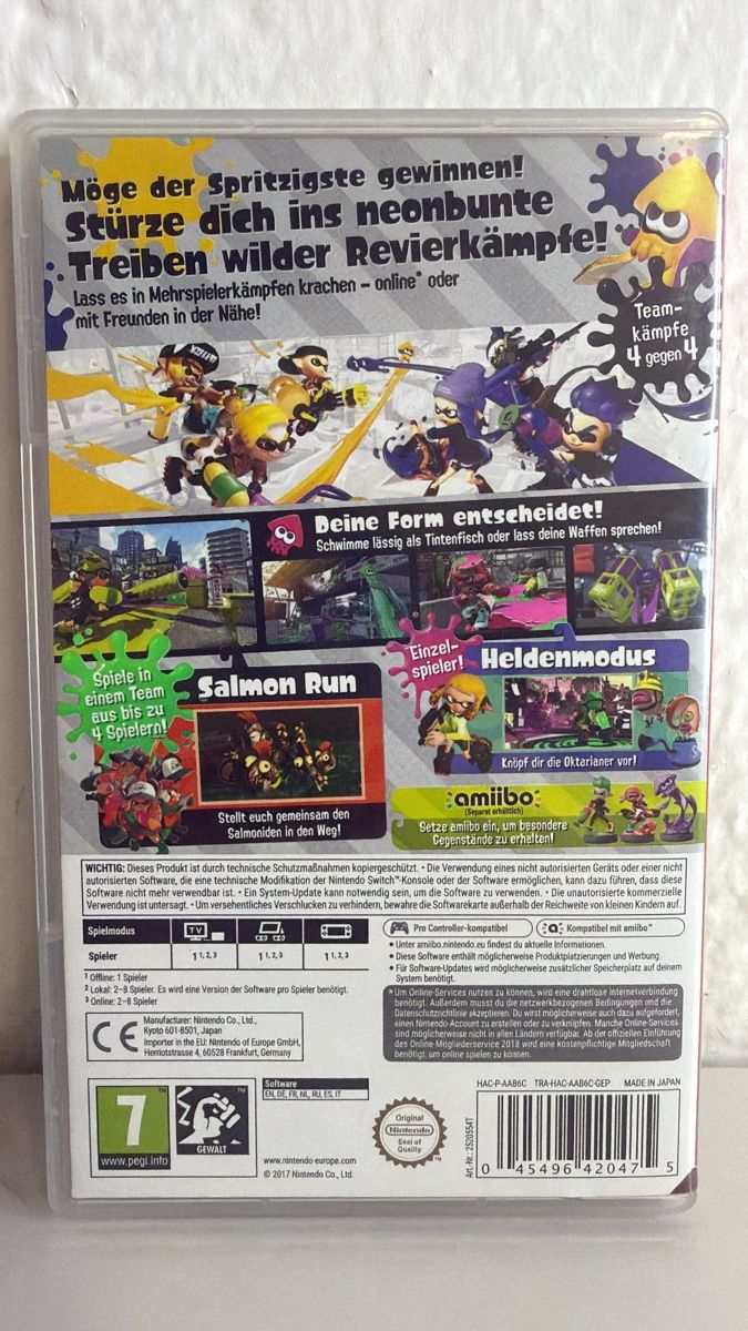 Nintendo Spiele: Splatoon 2 - Nintendo Switch Game – Gebraucht aus Ehrendingen von bubulence 1