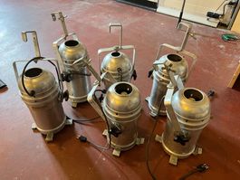 Theater Scheinwerfer Aluminium 6 Stk. gebraucht