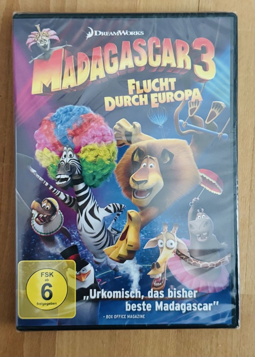 Tous les DVDs: Madagascar 3 DVD – Neuf avec emballage d'origine à Bettwil par bellis_perennis_222