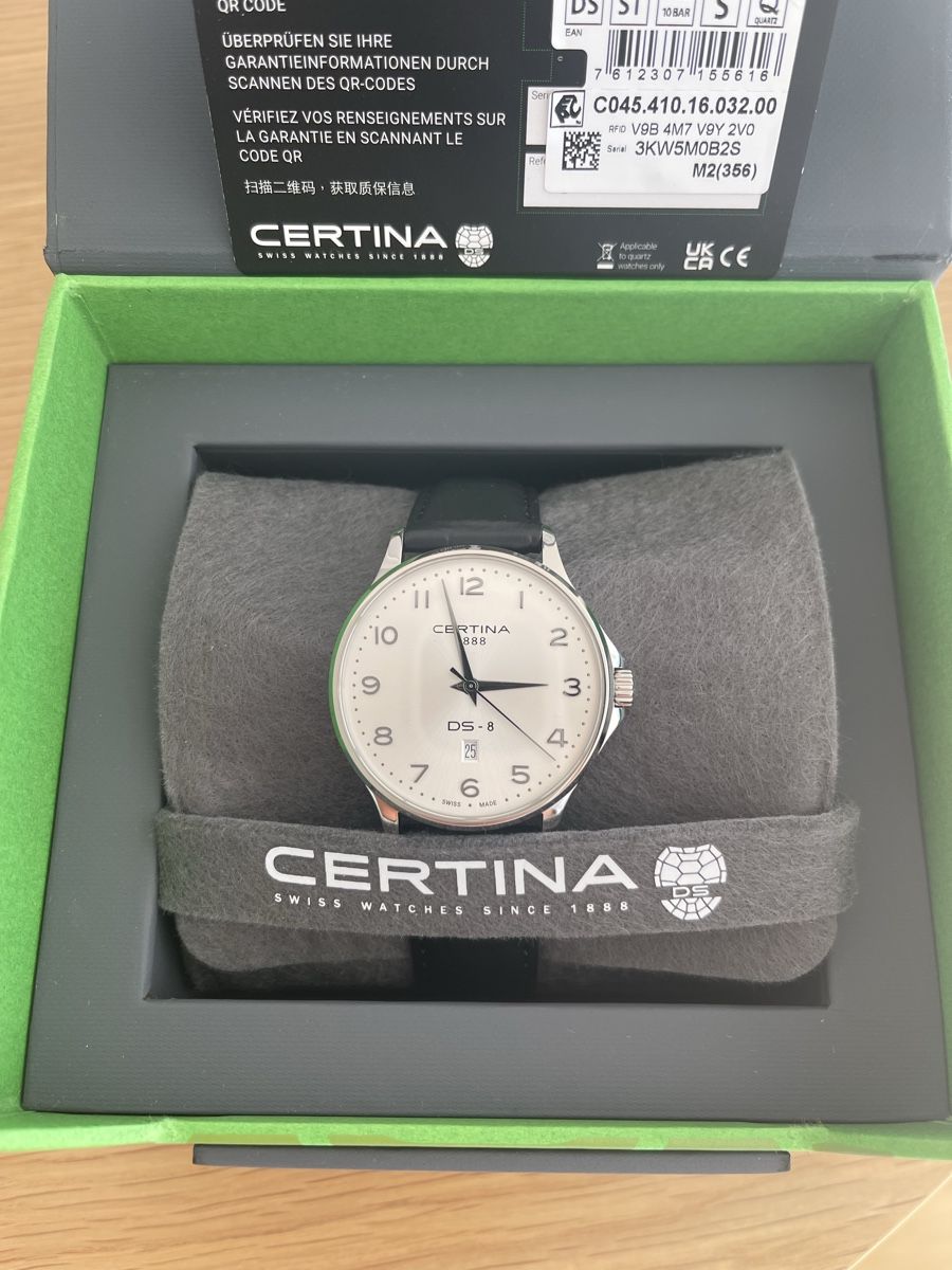 Certina Orologi: CERTINA DS-8 Gent - Neu – Nuovo e nell'imballaggio originale da Wettingen venduto da dav_bw7h 1