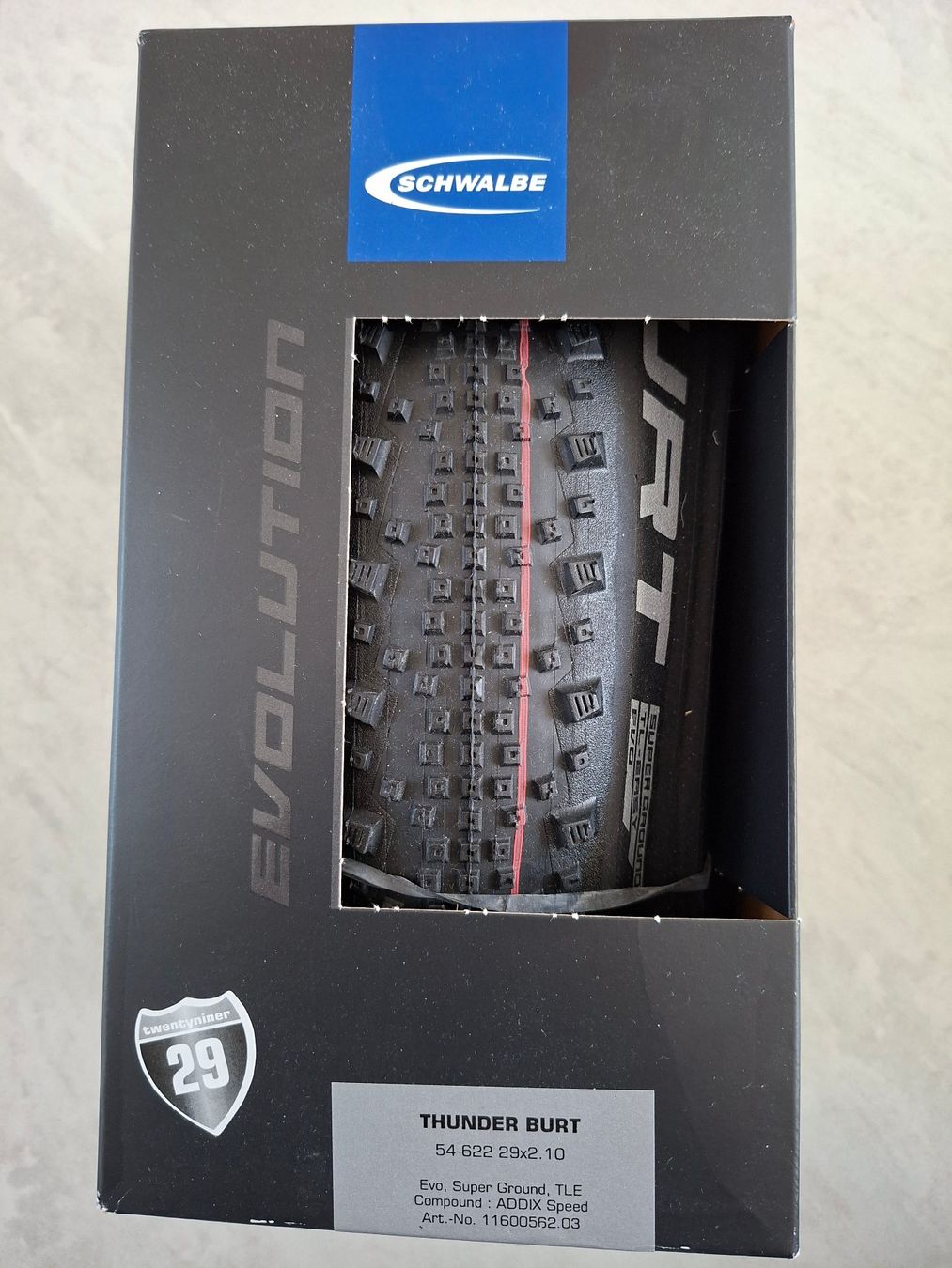 Pneumatici & Ruote complete: Schwalbe Thunder Burt Super Ground 29x2.10 TLE Addix Speed – Nuovo e nell'imballaggio originale da Hermetschwil-Staffeln venduto da Abiszet