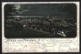 Litho Heiden, Totalansicht der Ortschaft