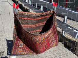 Belutsch Tasche Komplett 68x84cm geknüpft Sammlerstück