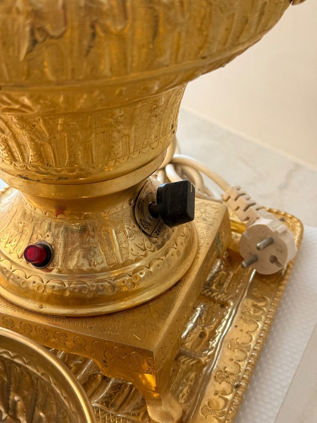 Teiere: Goldener Samowar Teekocher Set Vintage – Usato da Abtwil SG venduto da akbones 3