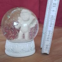 Schneekugel mit Engel Weihnachten Winter Deko