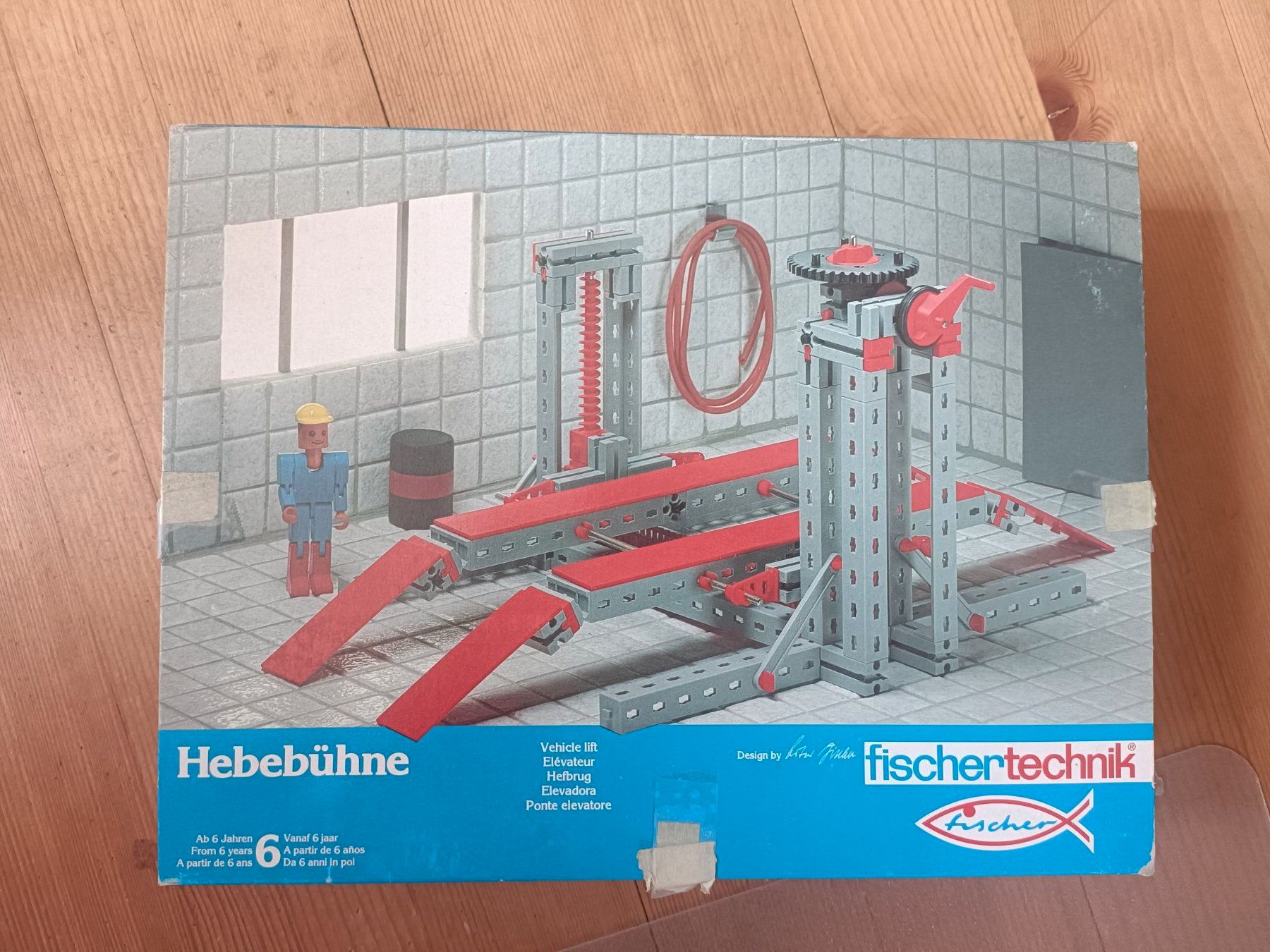 Fischer Kit di costruzioni: Fischer Technik Hebebühne – Usato da Scharnachtal venduto da aebnit