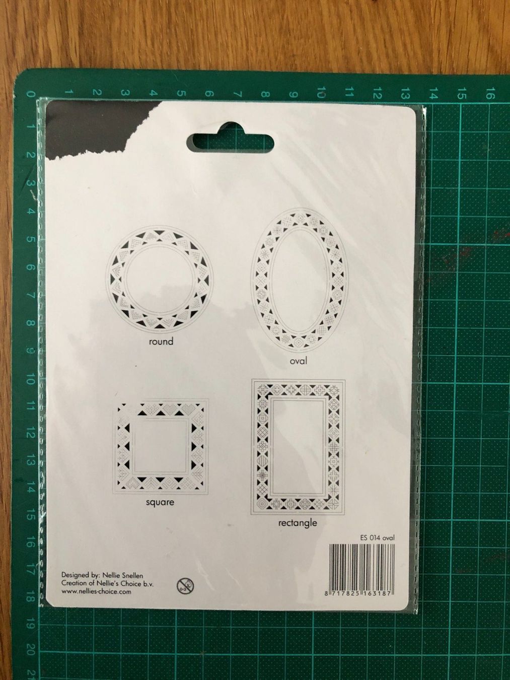 Schablonen: Nellies -Oval-Rahmen- Vorlage-Stitching Stensil – Neu und originalverpackt aus Fischbach-Göslikon von 78anna 1