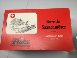 Fides Bausatz Gare de Saanenmöser, HO, Holz, komplett!