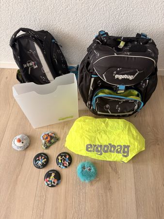 Ergobag Schulsack-Set die drei Fragezeichen mit Zubehör