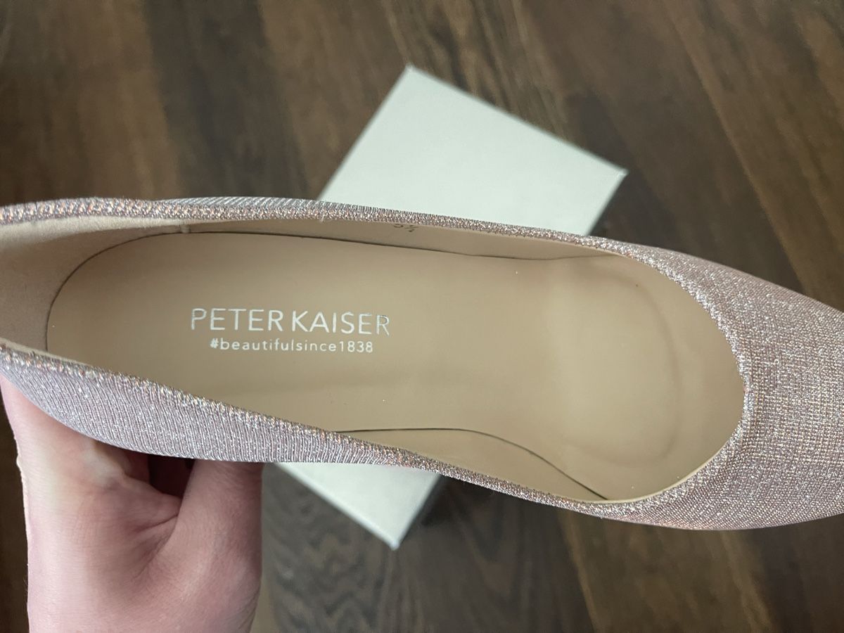 Kaiser Scarpe da donna: Peter Kaiser Pumps Ebby Rosa Shimmer 38.5 NEU – Nuovo e nell'imballaggio originale da Maur venduto da Ilim88 3