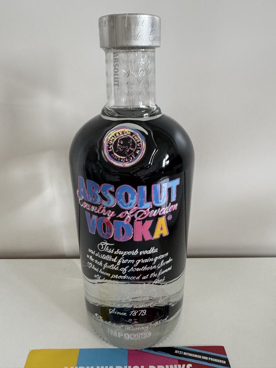 Absolut Vodka Bevande alcoliche: Absolut Vodka Warhol Edition Limited 700ml – Nuovo e nell'imballaggio originale da Mettmenstetten venduto da RLR2905 1